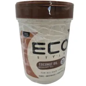 ECO Style Styling Gel Coconut 976ml Roturas Laterales